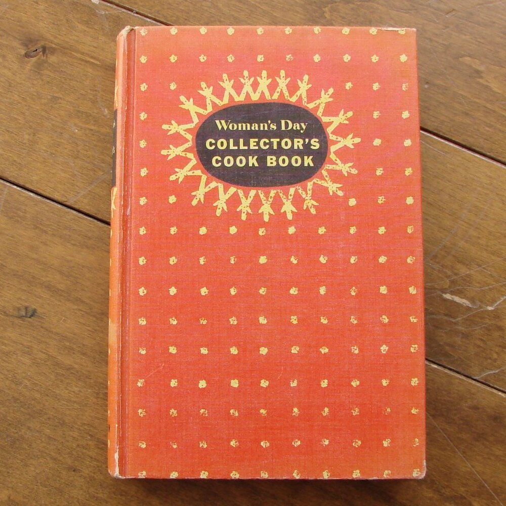 Vintage Woman's Day Collector's Cook Book 1960 Retro Cute Colour Pics 1st Ed